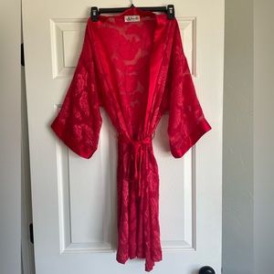 Intimate Affair red rose beautiful robe.